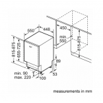 Siemens 西門子 SR63EX24ME 45厘米 10套標準餐具 iQ300 嵌入式洗碗機